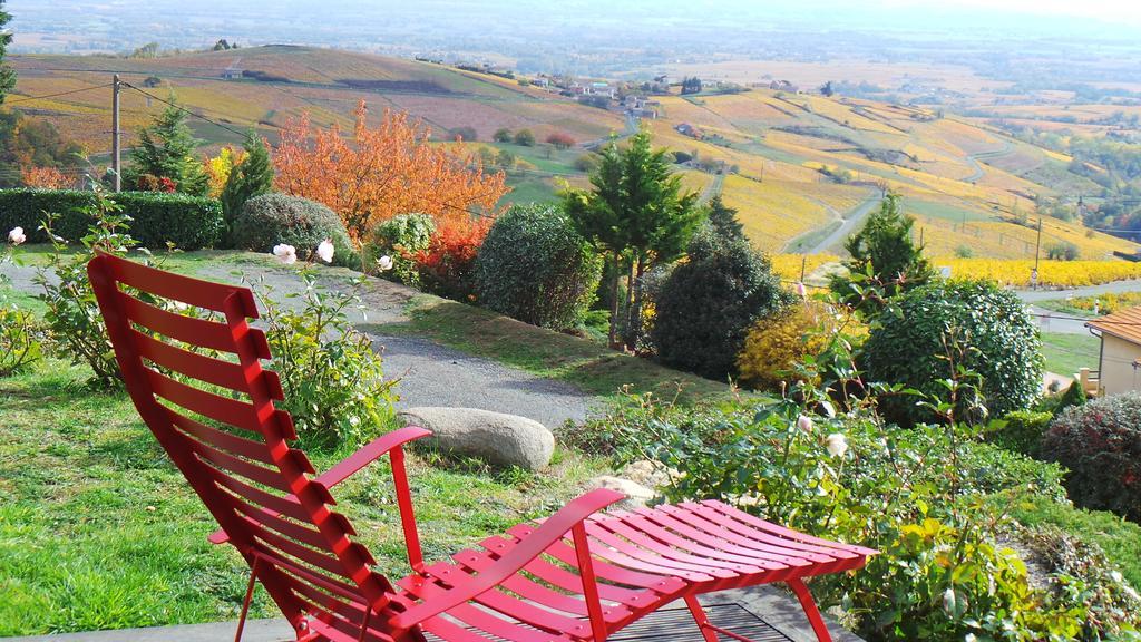 Bed and Breakfast Le Balcon Du Fetre Chiroubles Экстерьер фото